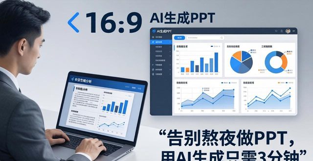 告别熬夜做PPT 用AI生成PPT只需3分钟_